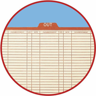 Manila Out Guides, Printed Form Style, 1/5-Cut Top Tab, Out, 8.5 X 14, Manila, 100/box