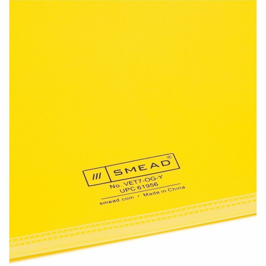 Colored Poly Out Guides with Pockets, 1/3-Cut End Tab, Out, 8.5 x 11, Yellow, 25/Box