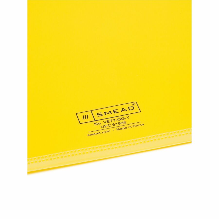 Colored Poly Out Guides with Pockets, 1/3-Cut End Tab, Out, 8.5 x 11, Yellow, 25/Box