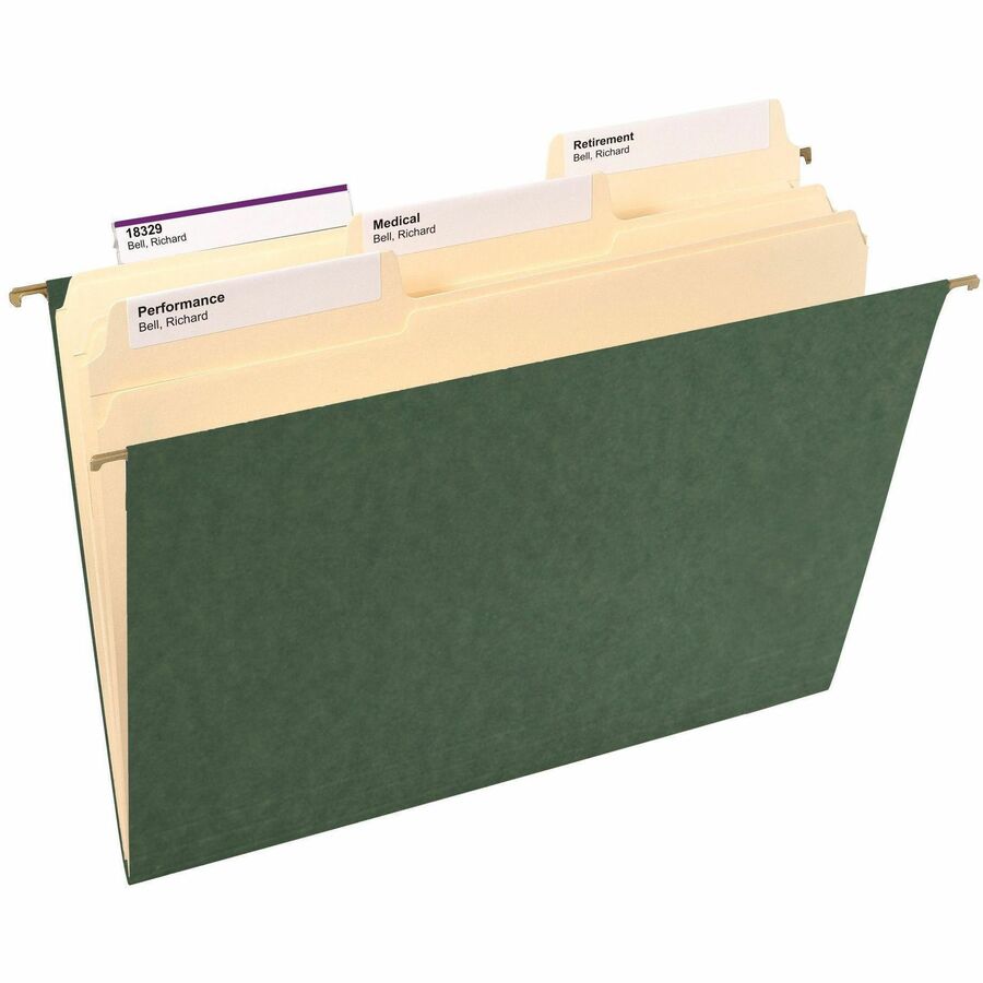 Hanging Folders, Letter Size, Standard Green, 25/Box