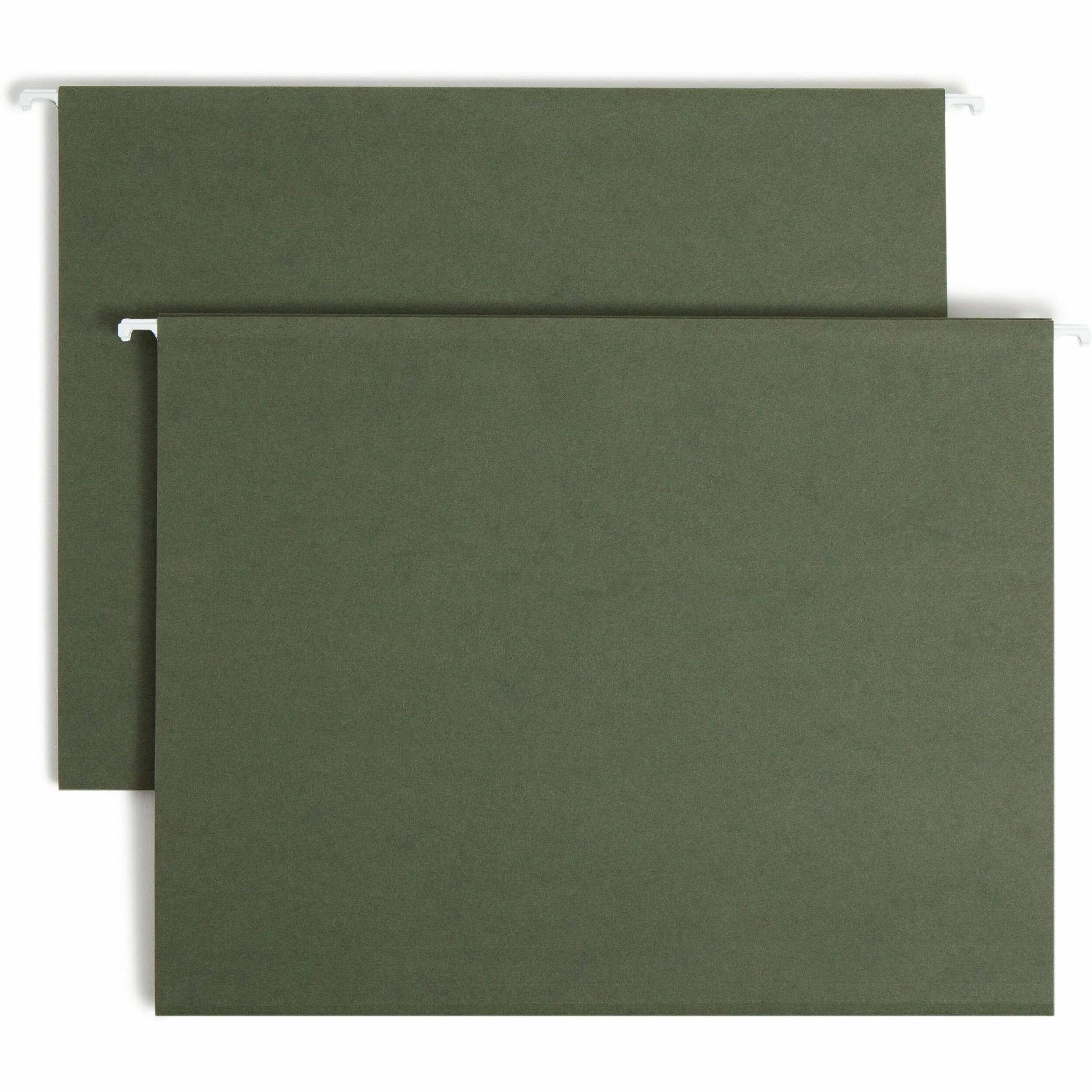 Hanging Folders, Letter Size, Standard Green, 25/Box
