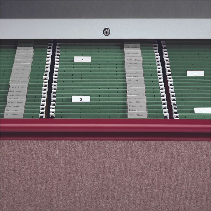 Hanging Folders, Letter Size, 1/5-Cut Tabs, Standard Green, 25/Box