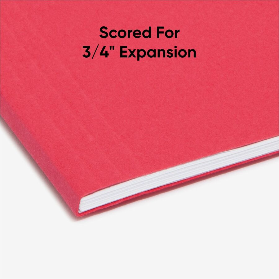 Colored Hanging File Folders with 1/5 Cut Tabs, Letter Size, 1/5-Cut Tabs, Assorted Bright Colors, 25/Box