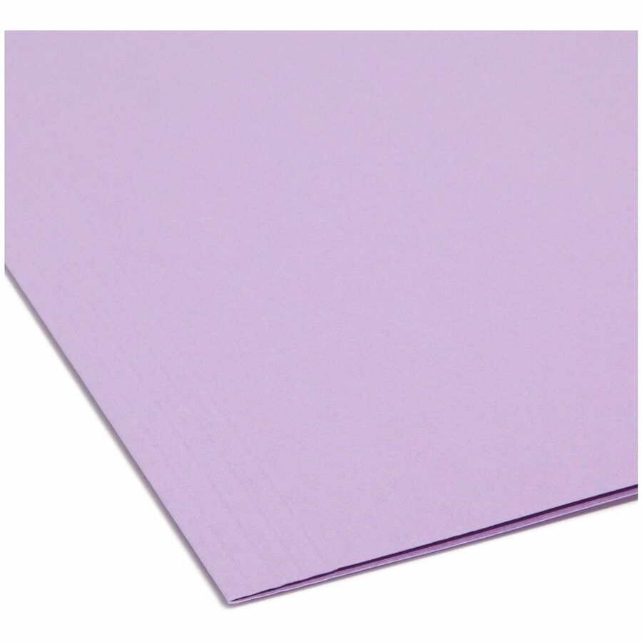 Colored Hanging File Folders with 1/5 Cut Tabs, Letter Size, 1/5-Cut Tabs, Lavender, 25/Box