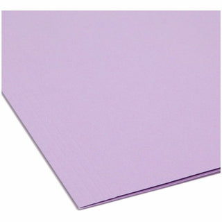 Colored Hanging File Folders with 1/5 Cut Tabs, Letter Size, 1/5-Cut Tabs, Lavender, 25/Box