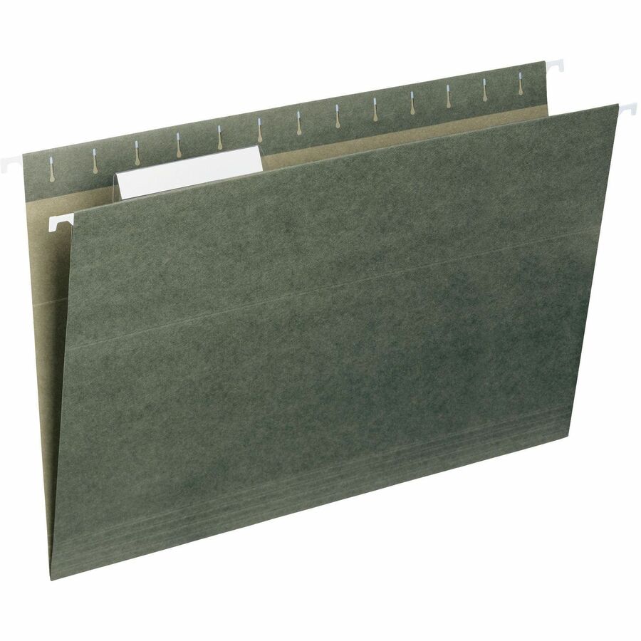 Hanging Folders, Legal Size, 1/3-Cut Tabs, Standard Green, 25/Box