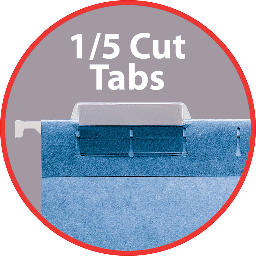 smead-colored-1-5-tab-cut-legal-recycled-hanging-folder-8-1-2-x-14-top-tab-location-assorted-position-tab-position-vinyl-blue-10%-recycled-25-box_smd64160 - 7