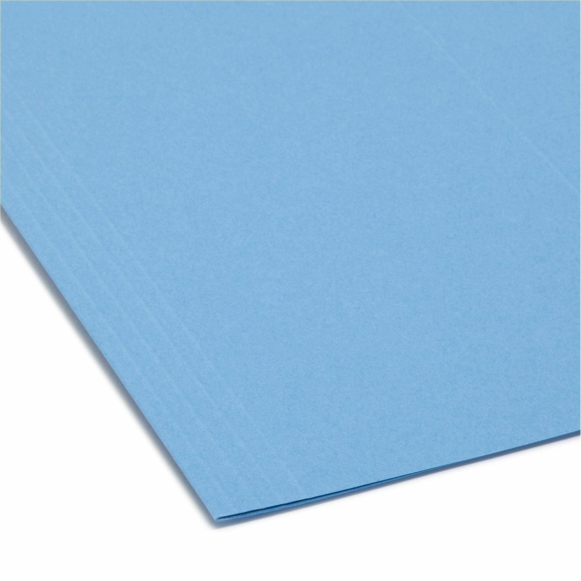 smead-colored-1-5-tab-cut-legal-recycled-hanging-folder-8-1-2-x-14-top-tab-location-assorted-position-tab-position-vinyl-blue-10%-recycled-25-box_smd64160 - 2