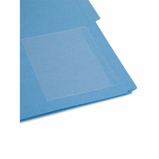 Self-Adhesive Poly Pockets, Top Load, 6.25 x 4.56, Clear, 100/Box
