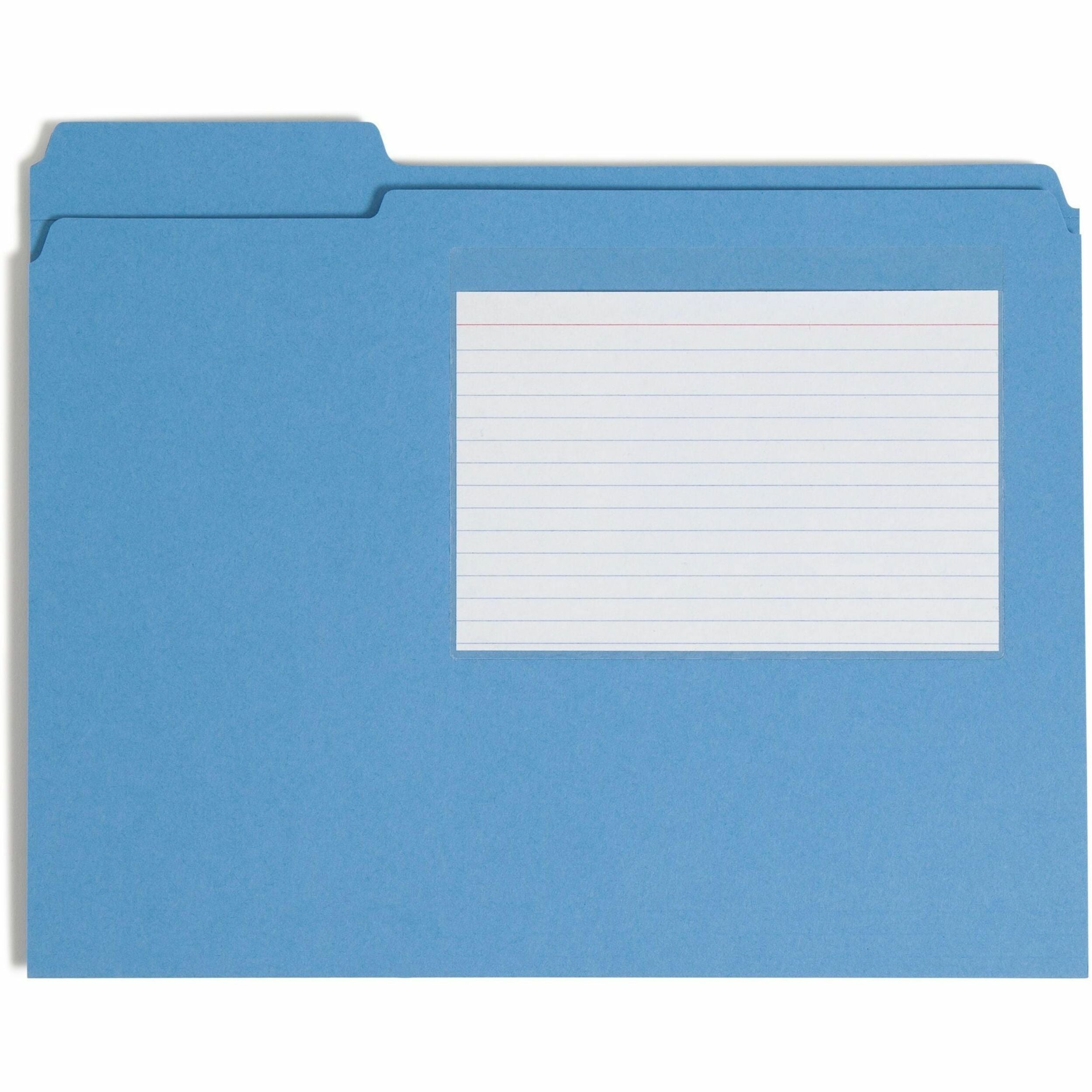 Self-Adhesive Poly Pockets, Top Load, 6.25 x 4.56, Clear, 100/Box