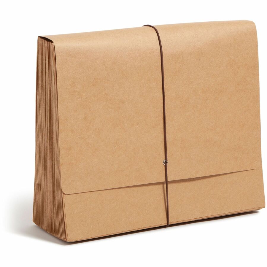Indexed Expanding Kraft Files, 31 Sections, Elastic Cord Closure, 1/15-Cut Tabs, Letter Size, Kraft