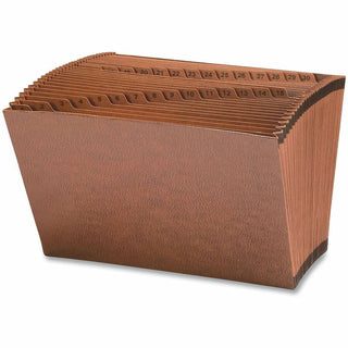 TUFF Expanding Open-Top Stadium File, 31 Sections, 1/31-Cut Tabs, Legal Size, Redrope