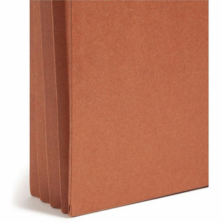 Redrope Expanding Wallets, 3.5" Expansion, 1 Section, Cloth Tie Closure, Legal Size (9.5" x 14.75"), Redrope