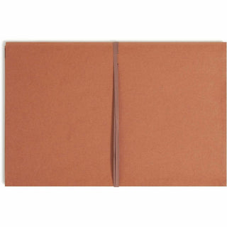 Redrope Expanding Wallets, 3.5" Expansion, 1 Section, Cloth Tie Closure, Legal Size (9.5" x 14.75"), Redrope
