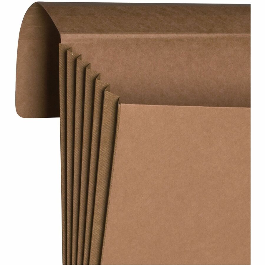 Redrope Expanding Wallet With Elastic Cord, 5.25" Expansion, 1 Section, Elastic Cord Closure, Legal Size, Redrope, 10/Box