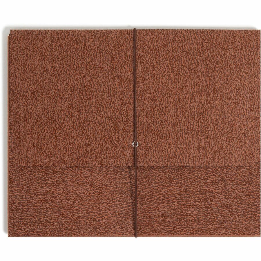 Classic Expanding Wallets, 3.5" Expansion, 1 Section, Elastic Cord Closure, Letter Size, Redrope