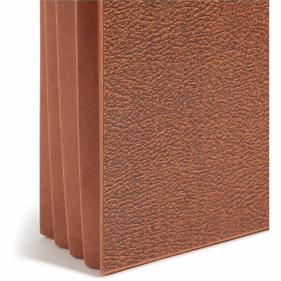 Classic Expanding Wallets, 3.5" Expansion, 1 Section, Elastic Cord Closure, Letter Size, Redrope