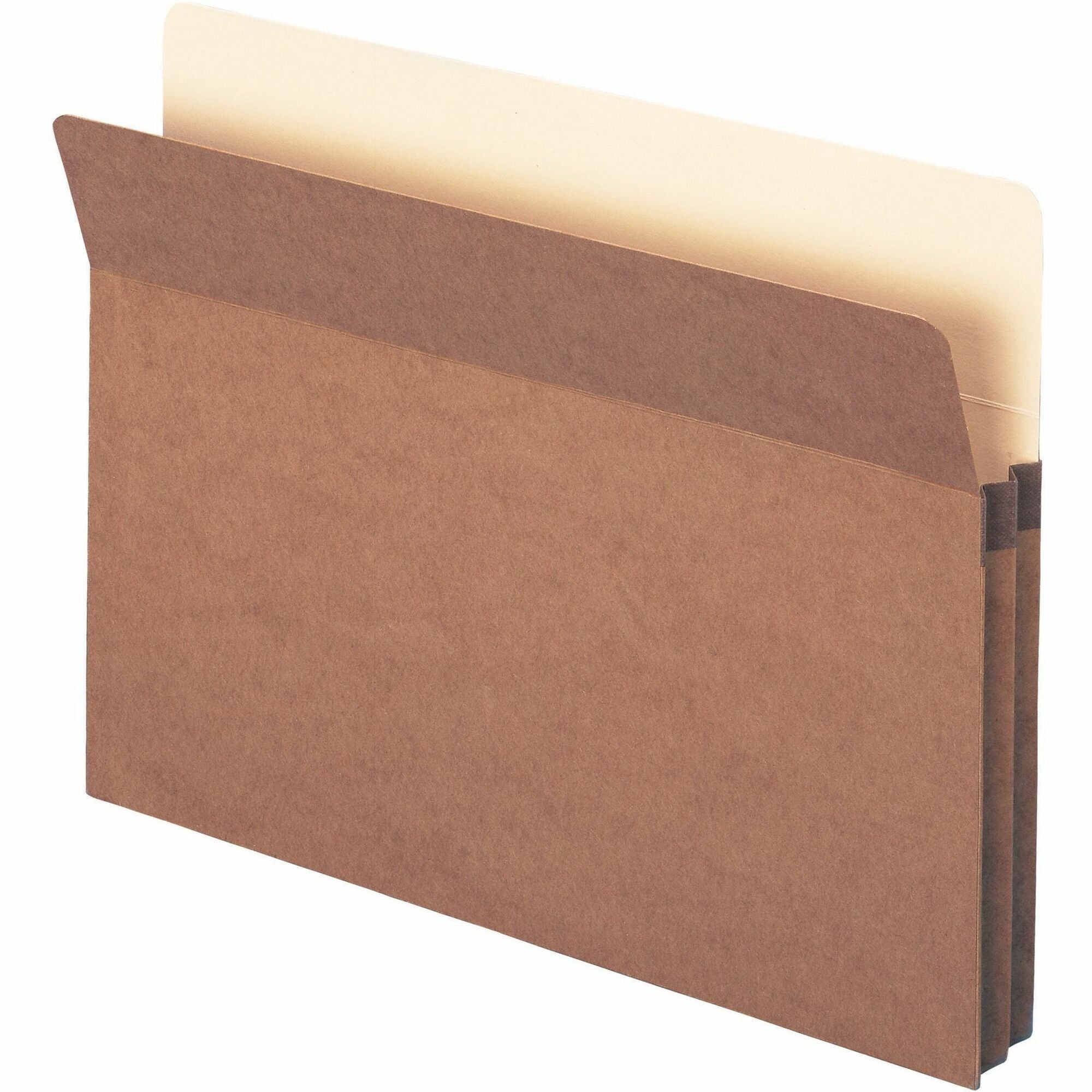 Redrope Drop Front File Pockets, 1.75" Expansion, Letter Size, Redrope, 25/Box