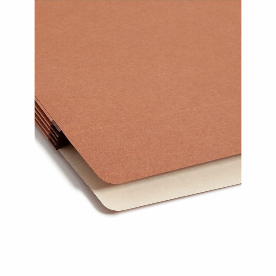 Redrope Drop Front File Pockets, 3.5" Expansion, Letter Size, Redrope, 25/Box