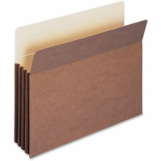 Redrope TUFF Pocket Drop-Front File Pockets with Fully Lined Gussets, 3.5" Expansion, Letter Size, Redrope, 10/Box