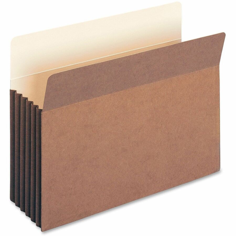 Redrope TUFF Pocket Drop-Front File Pockets with Fully Lined Gussets, 5.25" Expansion, Letter Size, Redrope, 10/Box
