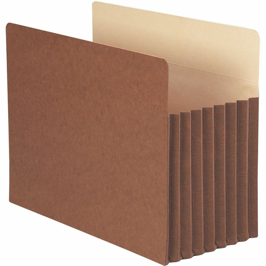 Redrope TUFF Pocket Drop-Front File Pockets with Fully Lined Gussets, 7" Expansion, Letter Size, Redrope, 5/Box