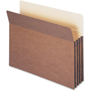 Redrope Drop Front File Pockets, 3.5" Expansion, Letter Size, Redrope, 50/Box