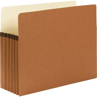 Redrope Drop Front File Pockets, 5.25" Expansion, Letter Size, Redrope, 50/Box