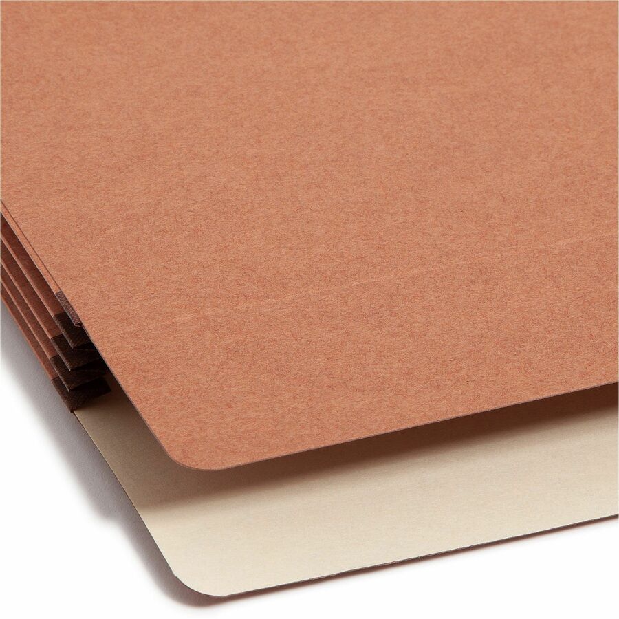 Redrope Drop Front File Pockets, 3.5" Expansion, Legal Size, Redrope, 25/Box