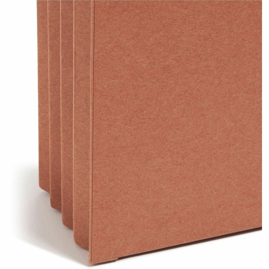 Redrope Drop Front File Pockets, 3.5" Expansion, Legal Size, Redrope, 25/Box