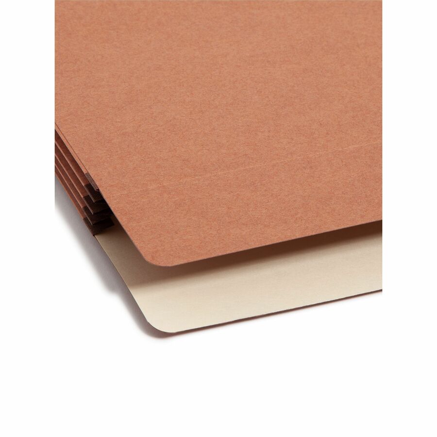 Redrope Drop Front File Pockets, 3.5" Expansion, Legal Size, Redrope, 25/Box