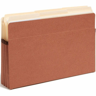 Redrope Drop Front File Pockets, 3.5" Expansion, Legal Size, Redrope, 25/Box