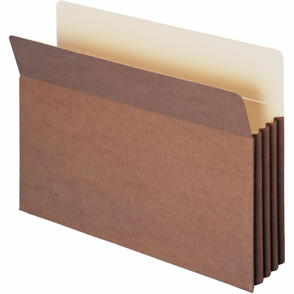 Redrope TUFF Pocket Drop-Front File Pockets with Fully Lined Gussets, 3.5" Expansion, Legal Size, Redrope, 10/Box