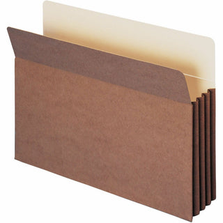 Redrope TUFF Pocket Drop-Front File Pockets with Fully Lined Gussets, 3.5" Expansion, Legal Size, Redrope, 10/Box