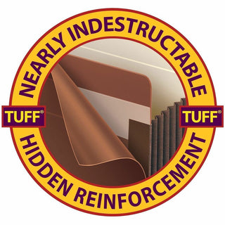 Redrope TUFF Pocket Drop-Front File Pockets with Fully Lined Gussets, 5.25" Expansion, Legal Size, Redrope, 10/Box
