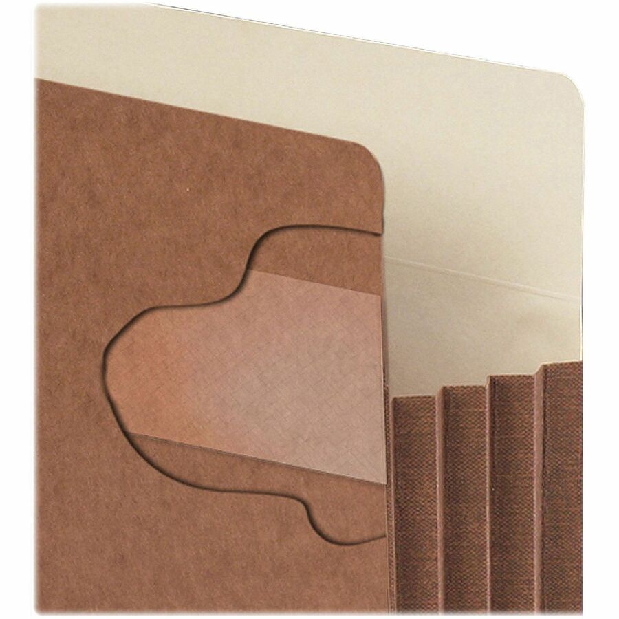 Redrope TUFF Pocket Drop-Front File Pockets with Fully Lined Gussets, 5.25" Expansion, Legal Size, Redrope, 10/Box