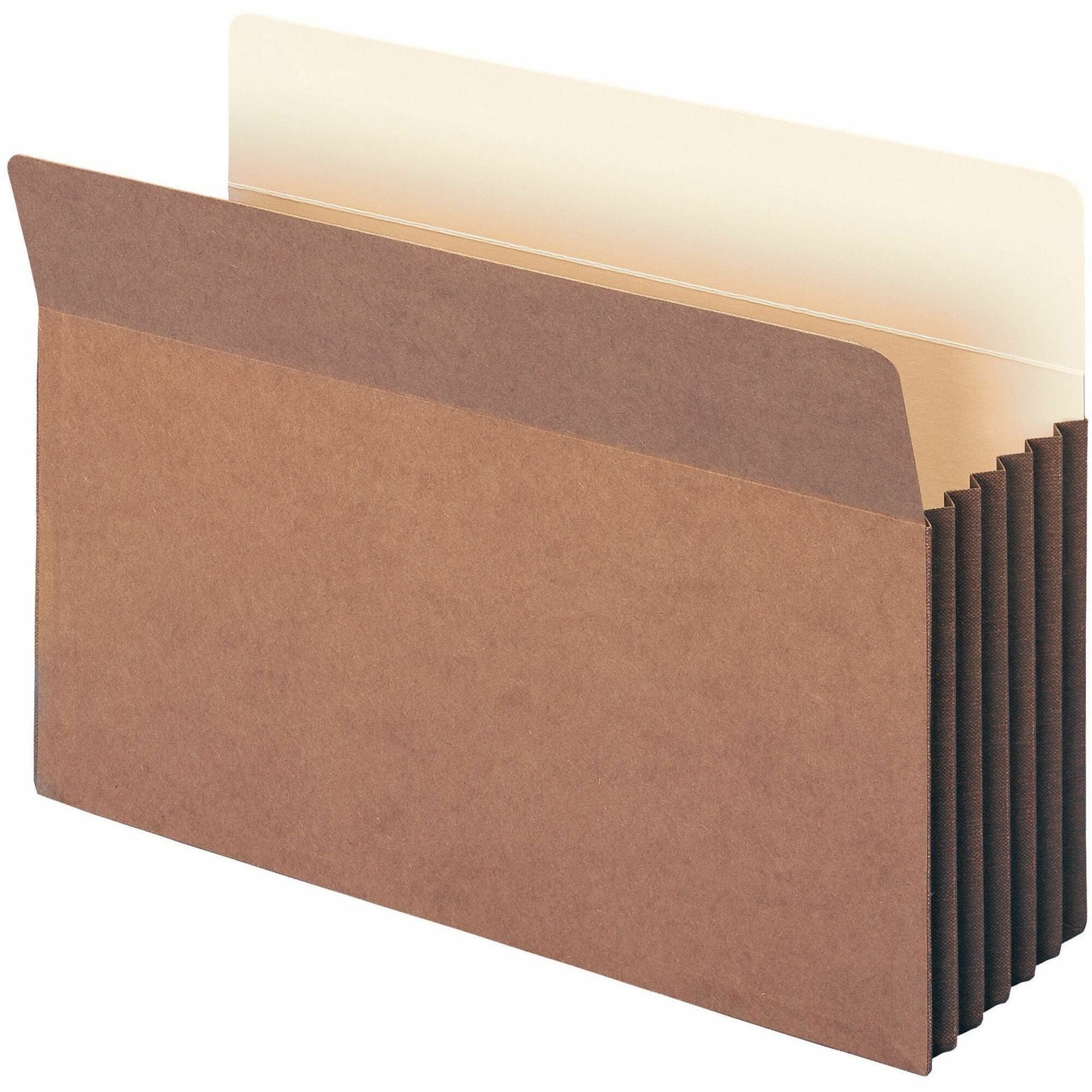 Redrope TUFF Pocket Drop-Front File Pockets with Fully Lined Gussets, 5.25" Expansion, Legal Size, Redrope, 10/Box