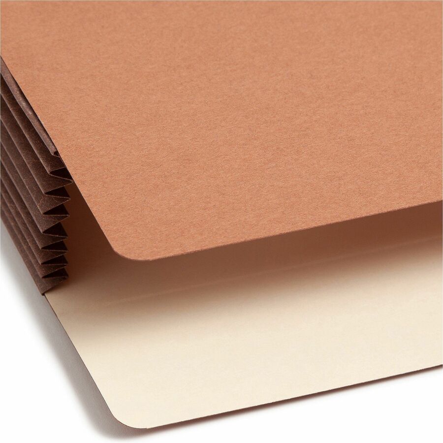Redrope TUFF Pocket Drop-Front File Pockets with Fully Lined Gussets, 7" Expansion, Legal Size, Redrope, 5/Box