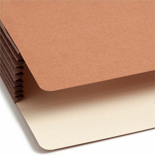 Redrope TUFF Pocket Drop-Front File Pockets with Fully Lined Gussets, 7" Expansion, Legal Size, Redrope, 5/Box
