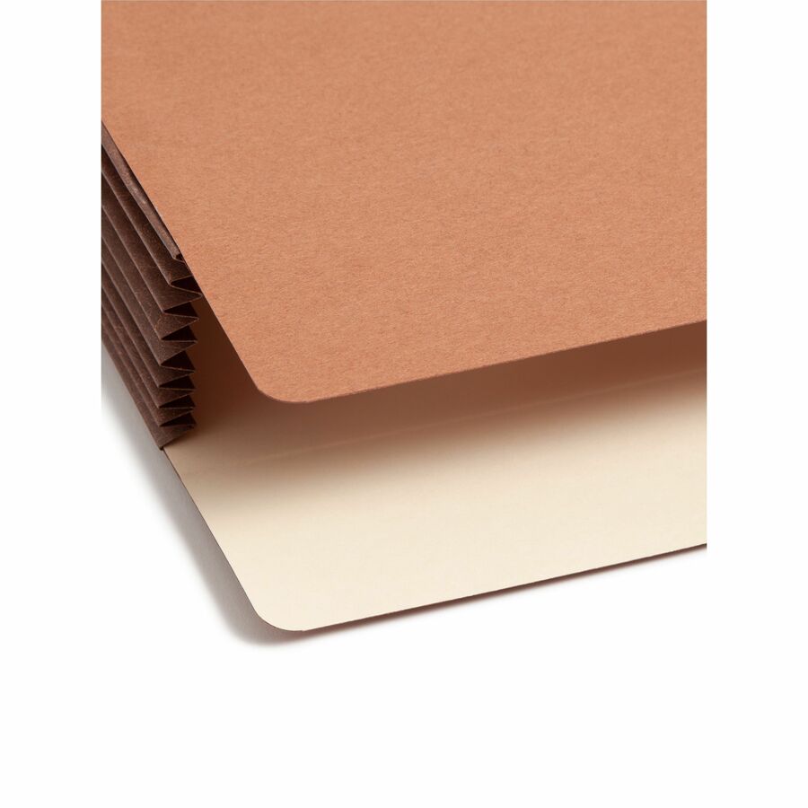 Redrope TUFF Pocket Drop-Front File Pockets with Fully Lined Gussets, 7" Expansion, Legal Size, Redrope, 5/Box