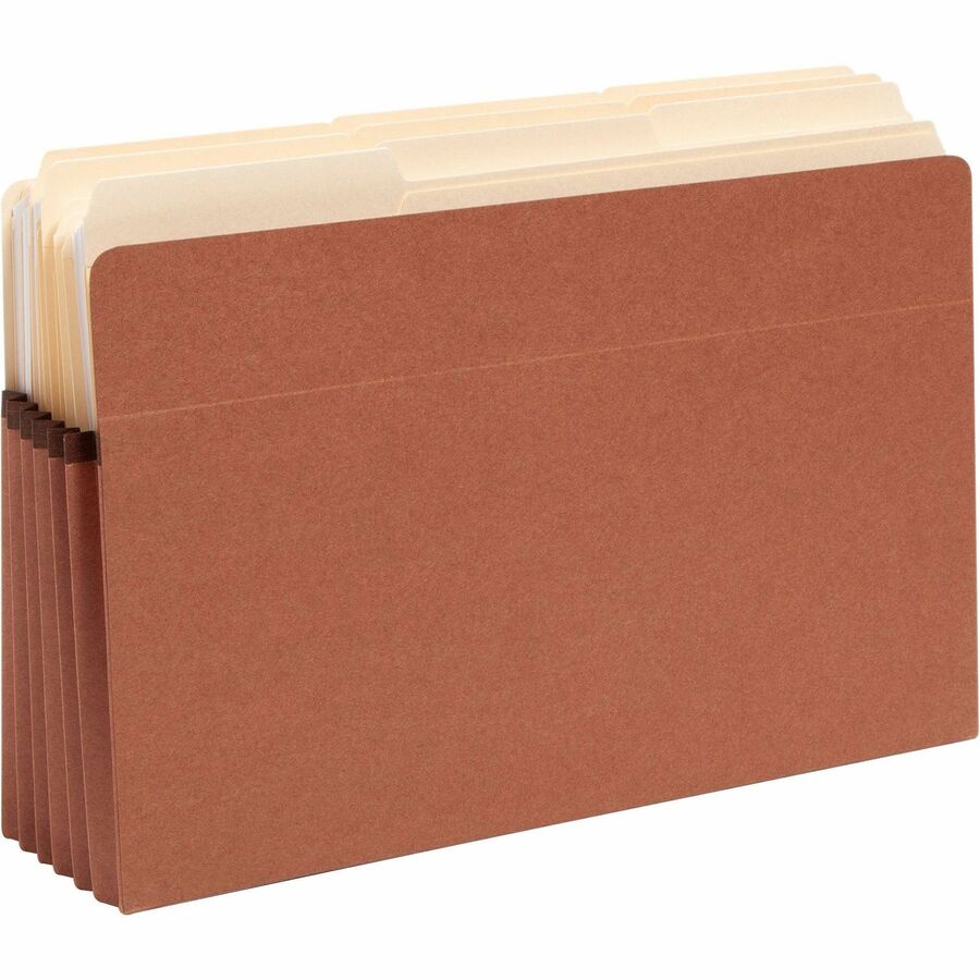 Redrope Drop Front File Pockets, 5.25" Expansion, Legal Size, Redrope, 50/Box