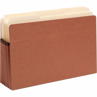 Redrope Drop Front File Pockets, 5.25" Expansion, Legal Size, Redrope, 50/Box