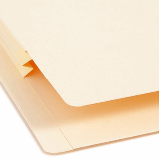 Manila End Tab File Pockets, 1.75" Expansion, Letter Size, Manila, 25/Box