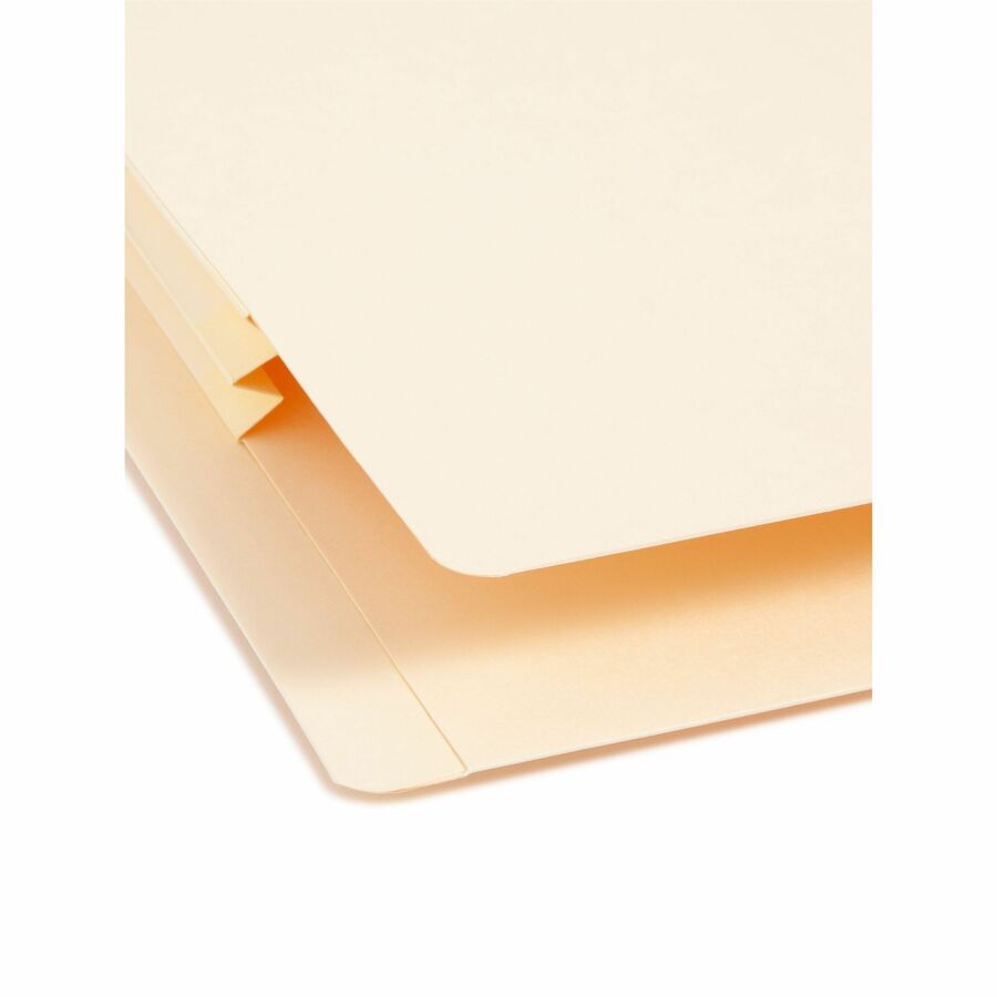 Manila End Tab File Pockets, 1.75" Expansion, Letter Size, Manila, 25/Box