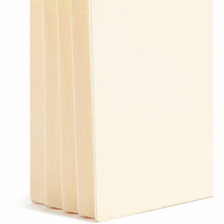Manila End Tab File Pockets, 3.5" Expansion, Letter Size, Manila, 25/Box