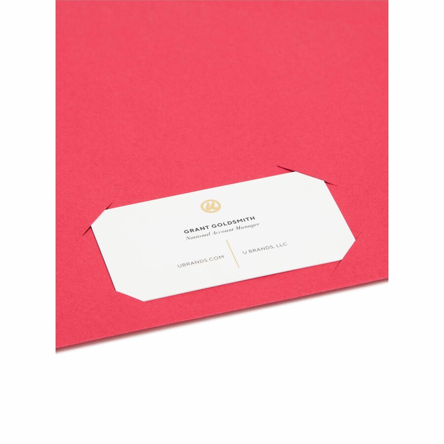 Organized Up Slash Jackets, Letter Size, Assorted Colors, 25/Pack