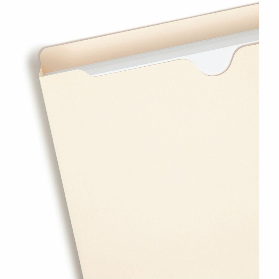 Manila File Jackets, 2-Ply Straight Tab, Letter Size, Manila, 50/Box