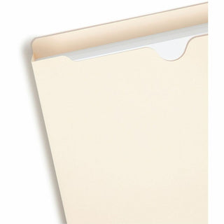 Manila File Jackets, 2-Ply Straight Tab, Letter Size, Manila, 50/Box