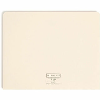 Manila File Jackets, 2-Ply Straight Tab, Letter Size, Manila, 50/Box