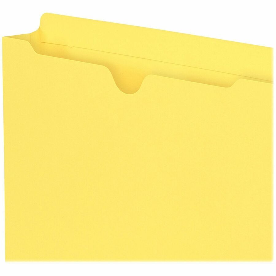 Colored File Jackets with Reinforced Double-Ply Tab, Straight Tab, Letter Size, Assorted Colors, 50/Box